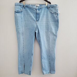 Abercrombie & Fitch Women's Jeans 37 Blue Light Wash 90s Straight Ultra High Ris